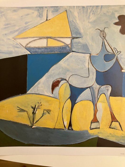 Pablo Picasso (after) - La joie de vivre ou antipolis - 1990‹erne