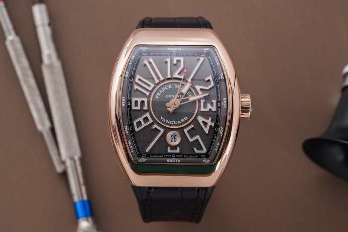 Franck Muller - Vanguard 18k Rose Gold - V 41 SC DT 5N DT - Mænd - 2011-nu