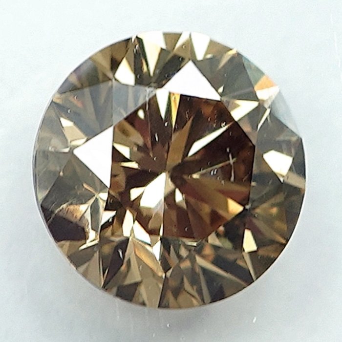 1 pcs Diamant  (Naturfarvet)  - 1.14 ct - Fancy Brunlig Gul - SI2 - International Gemological Institute (IGI)