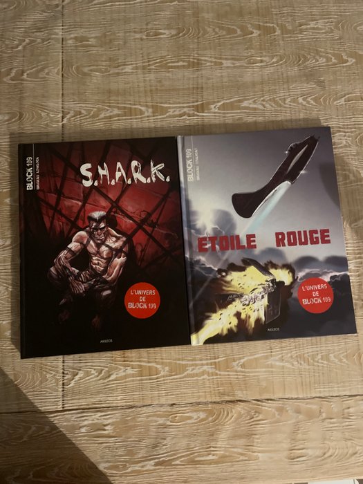 Étoile Rouge + SHARK + 2x dédicace - 2x C - 2 Albums - Første udgave/genoptryk - 2014