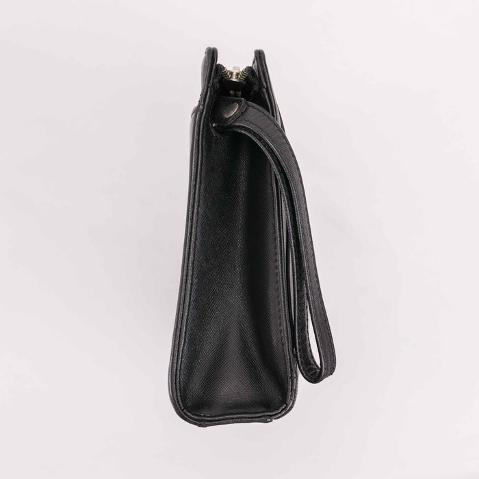 Burberry - Black Leather Clutch - Håndtaske uden hank