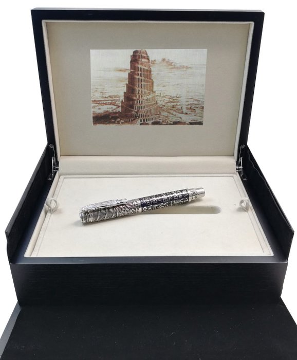 Urso - Roller Babel collection in sterling silver and enamels limited edition - Rollerpen