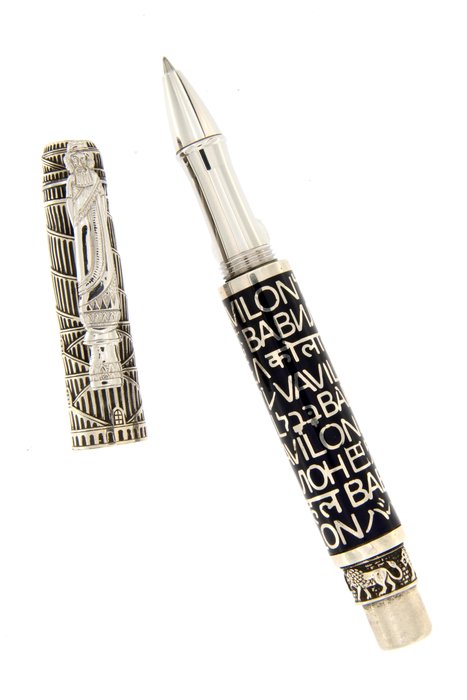 Urso - Roller Babel collection in sterling silver and enamels limited edition - Rollerpen