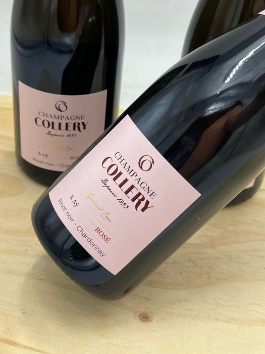 Collery Rosé - Champagne Grand Cru - 3 Flasker (075 L)