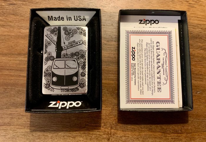 Zippo - FLOWER POWER - Lommelighter - Stål (rustfrit)