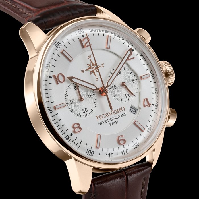 Tecnotempo -  Chronograph - Limited Edition "Wind Rose" - TT.50.CRRVGG2 - Ingen mindstepris - Mænd - 2011-nu