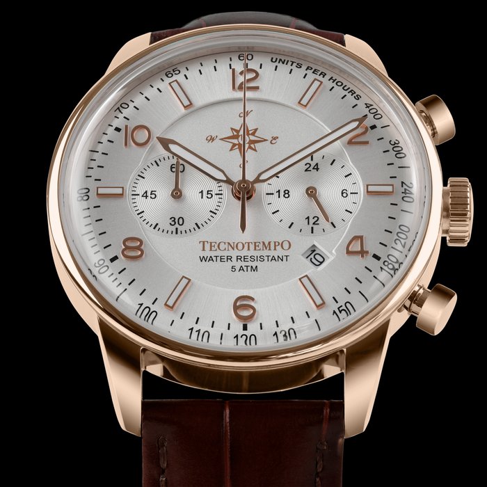 Tecnotempo -  Chronograph - Limited Edition "Wind Rose" - TT.50.CRRVGG2 - Ingen mindstepris - Mænd - 2011-nu