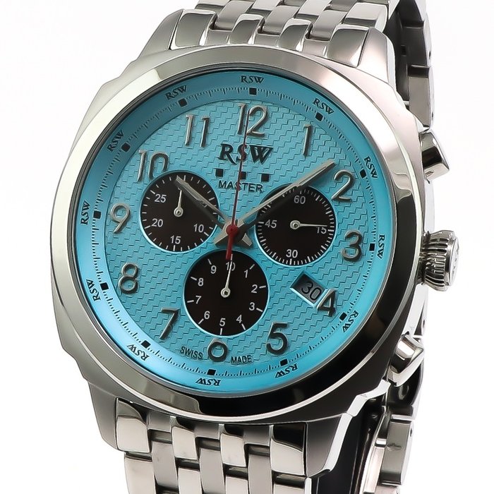 RSW - Swiss chronograph - RSWM145-SS-9A - Ingen mindstepris - Mænd - 2011-nu