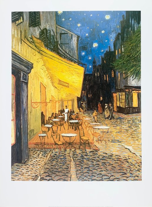 Vincent van Gogh (after) - Nachtcafe Cafe de Nuit Nightcafe - Artprint - 80 x 60 cm