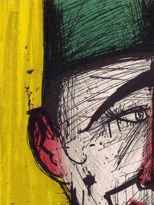 Bernard Buffet (1928-1999) - Le clown jaune