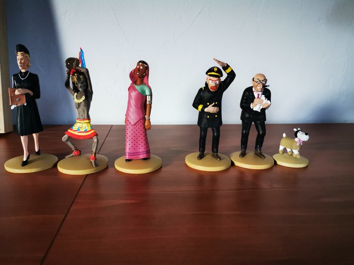 Tintin - Moulinsart - La collection officielle - 6 figurines