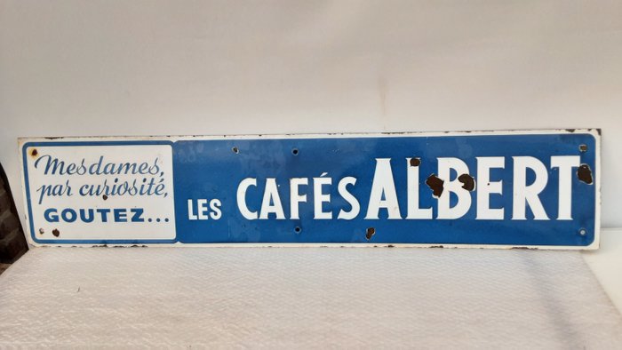 les cafes albert - Les Cafés albert - Tegn - Emalje