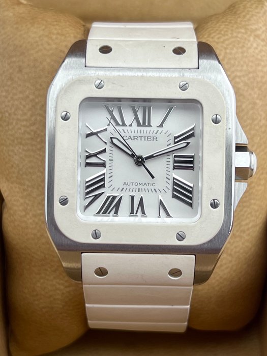 Cartier - Santos 100 Midsize Automatic - - 2878 - Unisex - 2011-nu