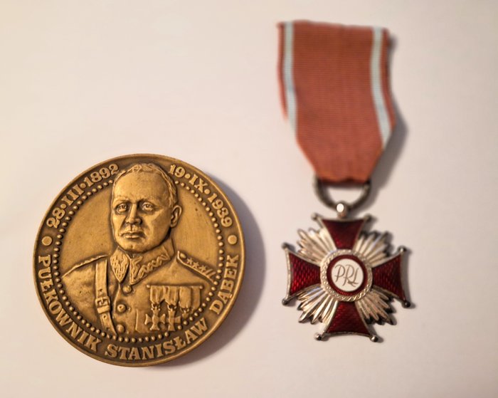 Polen - Medalje - Rare Polish medal dedicated to the hero of the Polish Republic Colonel Stanislaw Denbek and  Poland