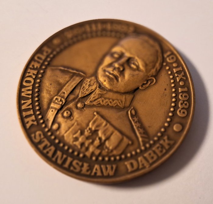 Polen - Medalje - Rare Polish medal dedicated to the hero of the Polish Republic Colonel Stanislaw Denbek and  Poland