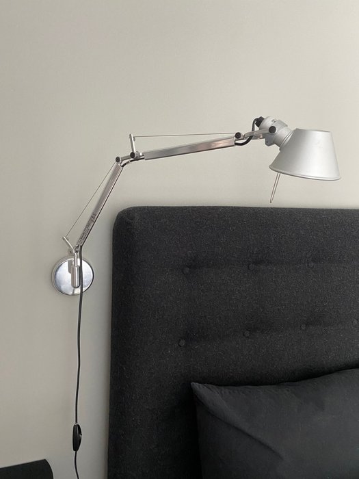 Artemide - Michele De Lucchi - Svingarm væglampe - Tolomeo Micro væg - Aluminium, Stål - A010900 + A025150