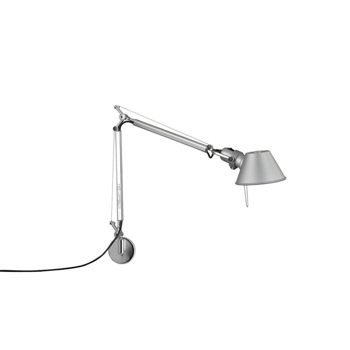 Artemide - Michele De Lucchi - Svingarm væglampe - Tolomeo Micro væg - Aluminium, Stål - A010900 + A025150