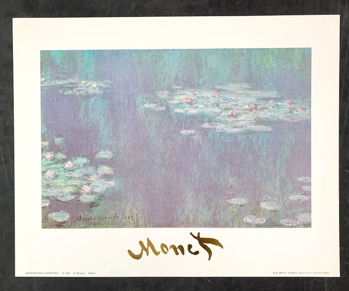 Claude Monet - Water lilies, 1905 - Artprint - 24 x 30 cm