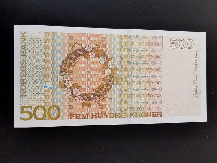 Norge. 2 x 500 Kroner - 2012 - Consecutive - Pick 51  (Ingen mindstepris)