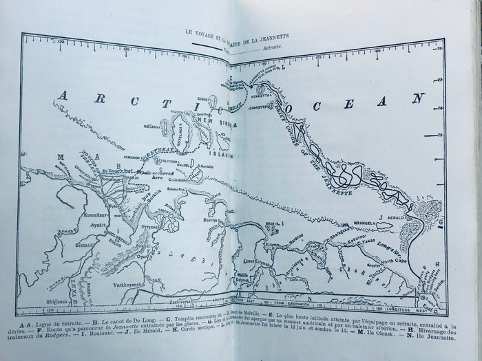 James Gordon-Benett / Jules Geslin - ‎L'Expédition de "La Jeannette" au Pôle Nord racontée par les membres de l'expédition - 1882