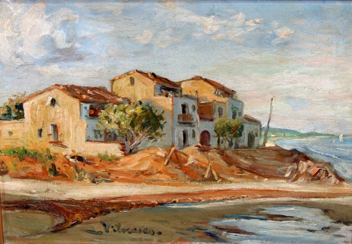 Joan Vilacasas (1920-2007) - Paisaje costero