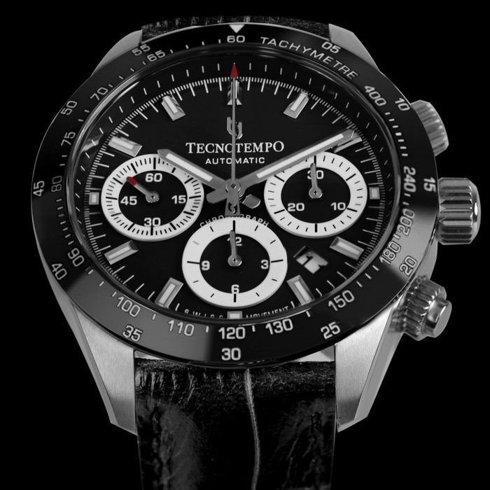 Tecnotempo - "Chrono Round" - Designed and Assembled in Italy - Swiss Movt - Limited Edition - - TT.200RO.PN - Mænd - 2011-nu