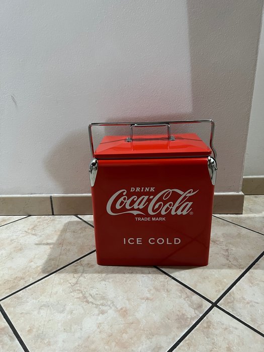 coca cola - coca cola - Isspand - Metal, Plast - Icebox køleskabsboks