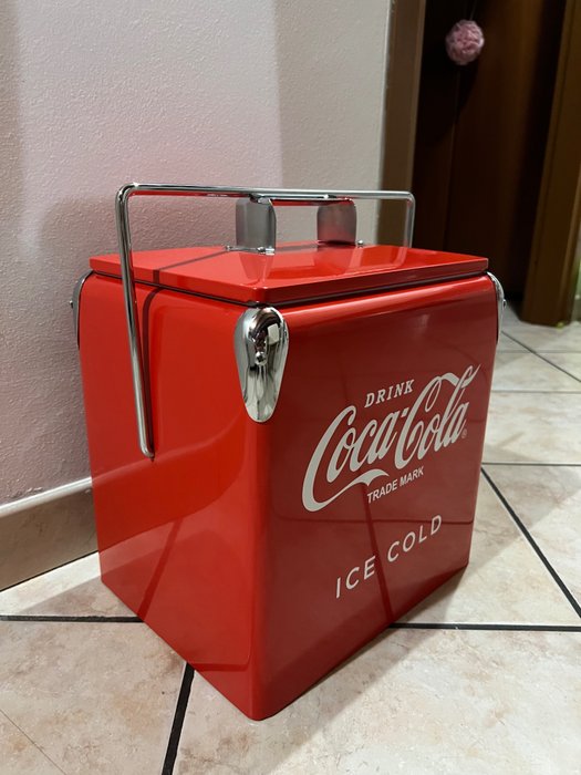 coca cola - coca cola - Isspand - Metal, Plast - Icebox køleskabsboks