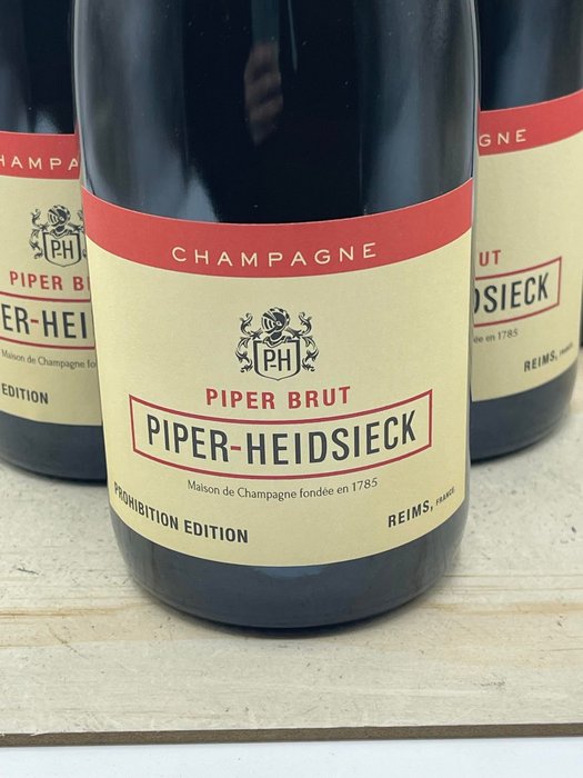 Piper Heidsieck, Prohibtiion - Champagne Brut - 6 Flasker (0,75 L)