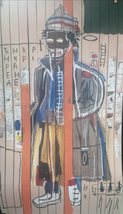 Basquiat - Detalle de Obra "Anthony Clarke" (1985)