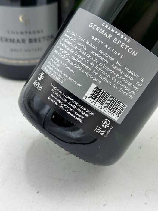 Germar Breton - Champagne Brut Nature - 6 Flasker (0,75 L)