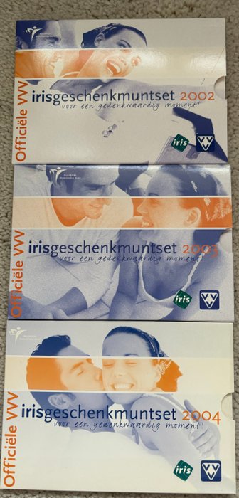 Holland Year Set (FDC) 2002/2004 (3 sets)  (Ingen mindstepris)