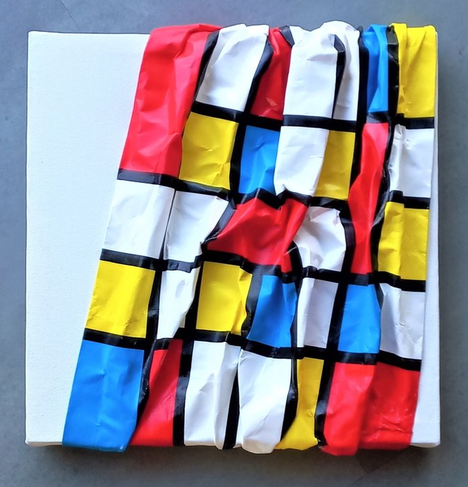 Mivillage - Mondriaan 3D - Doek nr. E