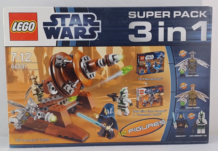 Lego - Star Wars - 66431 -  Super Pack 3 in 1 (Sets 7914, 9488, and 9491)