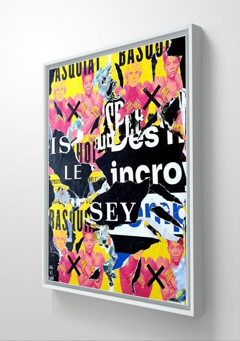 lasveguix (1986) - Basquiat X Warhol décollage urbain