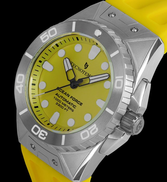 Tecnotempo -  Diver's 1000M "Ocean Force" - Automatic - Limited Edition - Ingen mindstepris - TT.1000OC.Y (Yellow) - Mænd - 2011-nu