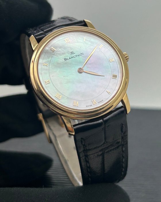 Blancpain - Villeret 34mm Slim Mother of Pearl - Mænd - 1990-1999