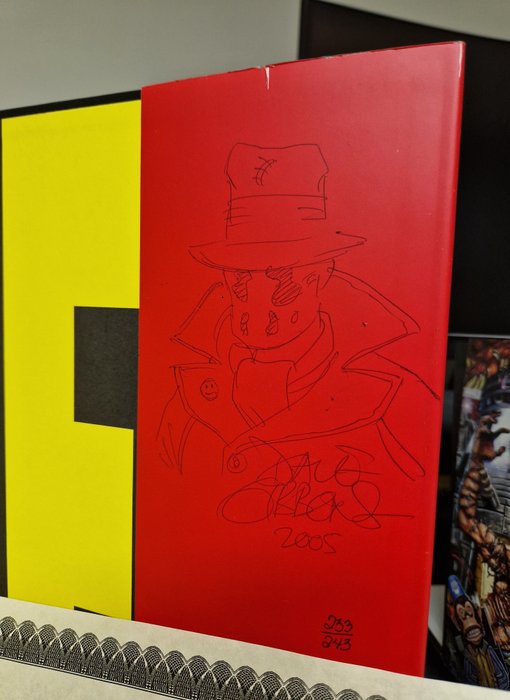 Absolute Watchmen hardcover - Signed and sketched by Dave Gibbons - 1 Signed comic - 2005