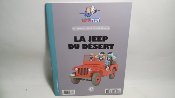 Moulinsart 1:24 - Modelbil - La jeep Du Désert - Tintin au pays de l'or Noir - Nummer 47