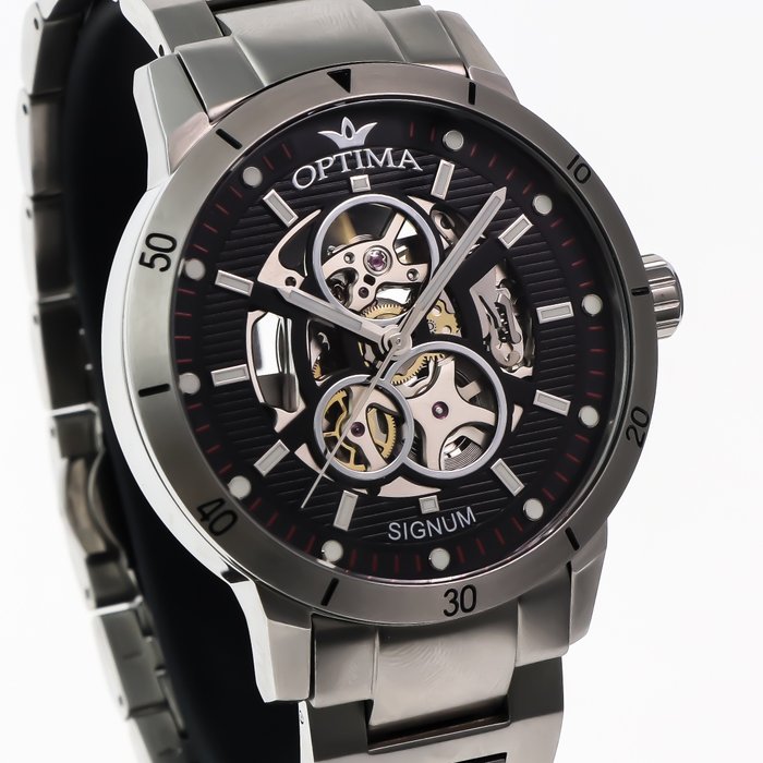 Optima - NEW MODEL - SIGNUM - Swiss Automatic - OSA481SK-SS-3 - Ingen mindstepris - Mænd - 2011-nu