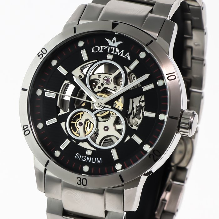 Optima - NEW MODEL - SIGNUM - Swiss Automatic - OSA481SK-SS-3 - Ingen mindstepris - Mænd - 2011-nu