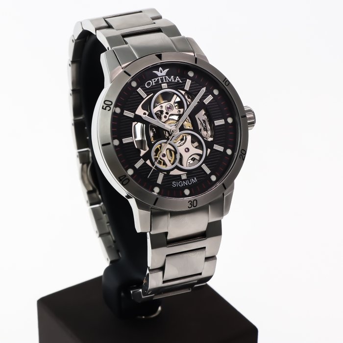 Optima - NEW MODEL - SIGNUM - Swiss Automatic - OSA481SK-SS-3 - Ingen mindstepris - Mænd - 2011-nu