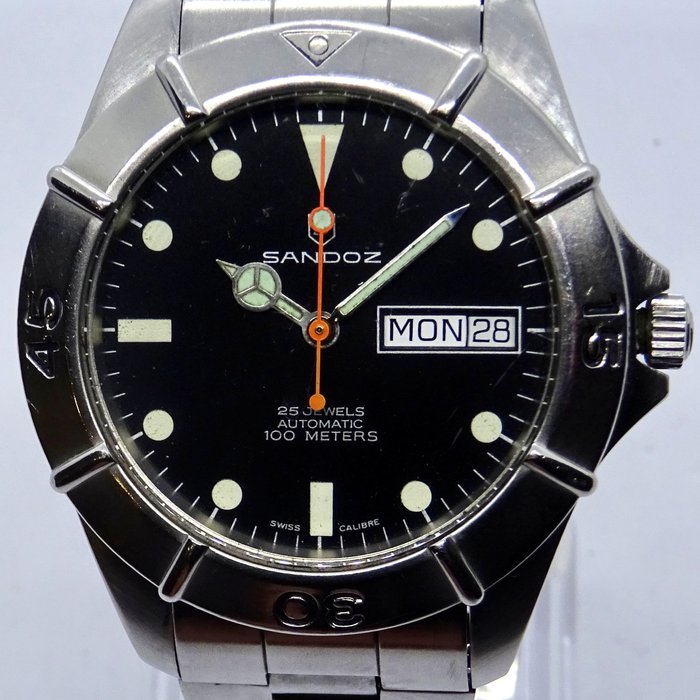 Sandoz Diver 1965-D-70-8 - Reloj de buceo vintage - Ingen mindstepris - Mænd - 1990-1999