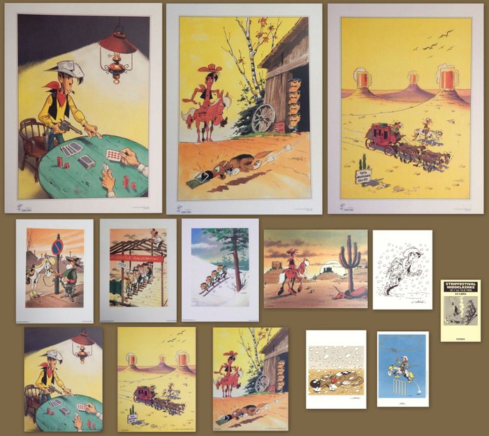 Morris / Achdé - 14 Offset Print - Lucky Luke