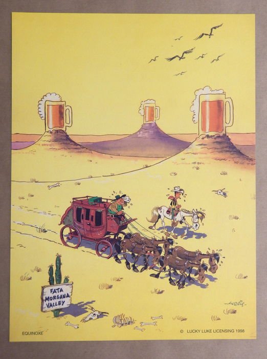 Morris / Achdé - 14 Offset Print - Lucky Luke