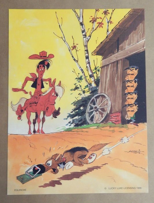 Morris / Achdé - 14 Offset Print - Lucky Luke