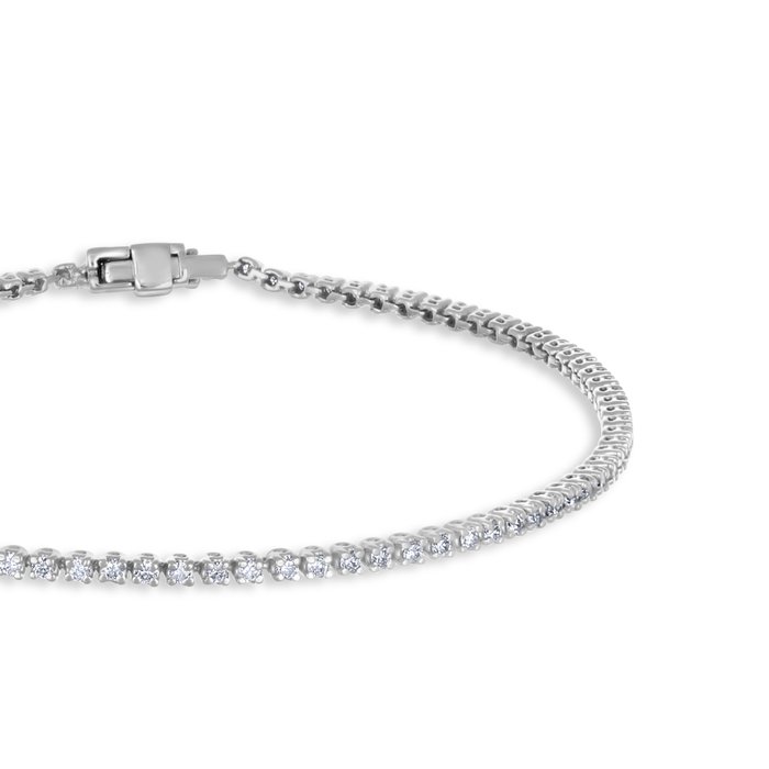 Armbånd - 18 kraat Hvidguld -  0.92ct. tw. Diamant (Natur)