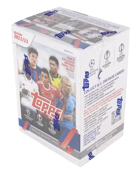 2022 - Topps - UEFA Club Competitions - 42 cards inside - Chase the Autograph! - 1 Sealed box