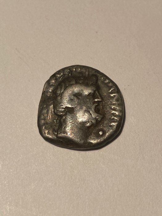 Romerske Republik (Imperatorial) Mark Antony Denarius Cyrene mint 31 BC - Pinarius Scarpus