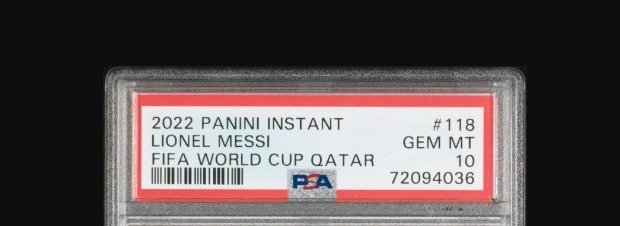 2022 Panini Instant World Cup Lionel Messi #118 PSA 10 - 1 Graded card